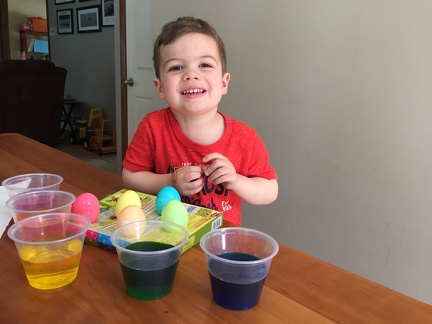 Coloring Easter Eggs1